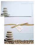 briefpapier + envelop 'Stapelstenen', 12 vel met 12 enveloppen